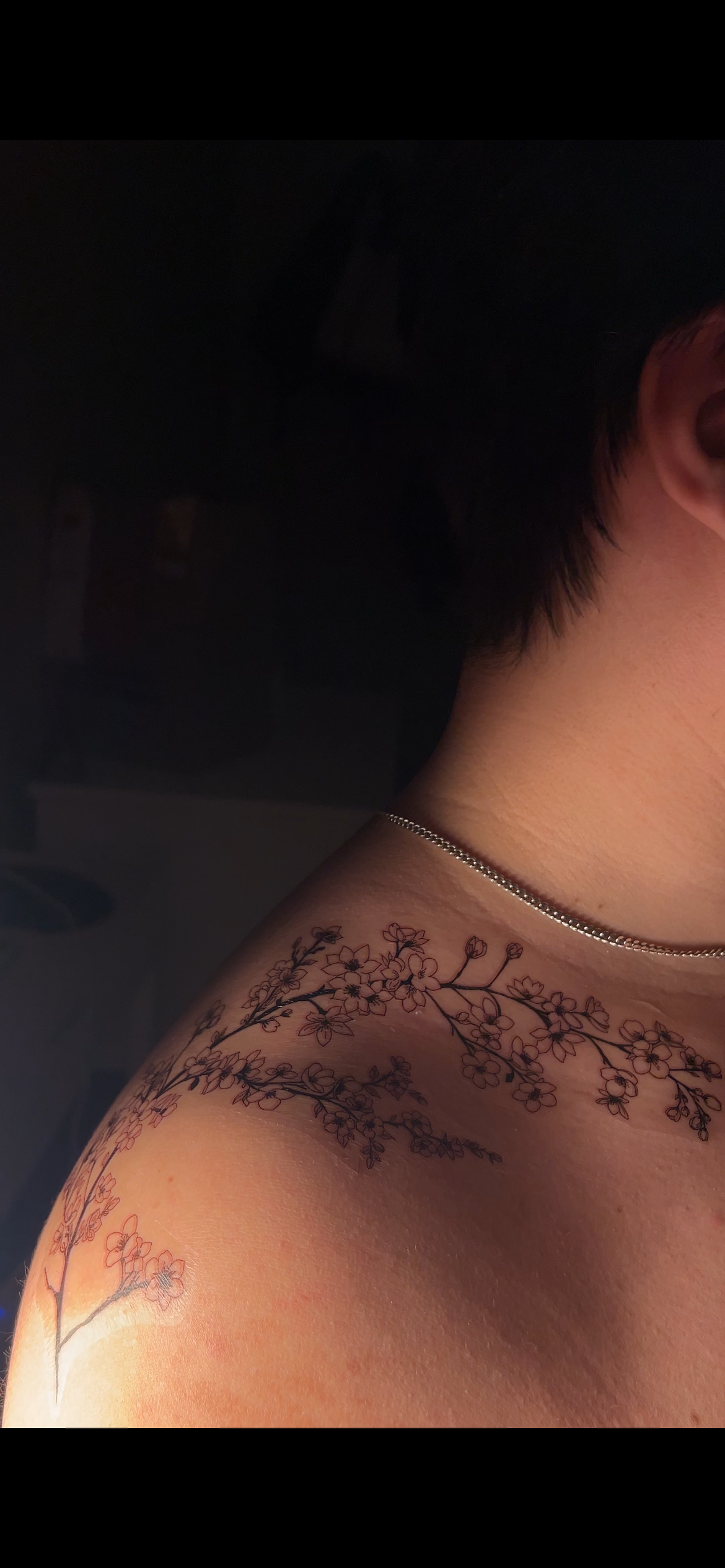 Floral Shoulder - Temporary Tattoo